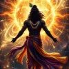 Cosmic Krishna Divine Universe Energy HD Wallpaper
