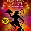 Hanuman Jayanti Offer Poster Bajrangbali Festive HD