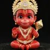 Cute Baby Hanuman Idol 3D HD Wallpaper