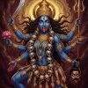 Maa Kali Fierce Divine Power HD Wallpaper