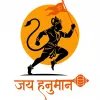 Jai Hanuman Powerful Running Silhouette with Saffron Glow
