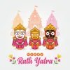 Happy Rath Yatra Cute Jagannath Balabhadra Subhadra Art