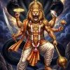 Narasingha Avatar Powerful Lion God with Sheshnag Wallpaper