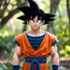 Goku Anime Warrior in Forest HD Aesthetic Wallpaper