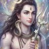 Lord Shiva Divine Cosmic Portrait HD Wallpaper