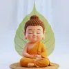 Cute Baby Buddha Peaceful Meditation 4K Wallpaper