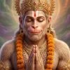 Peaceful Hanuman Ji Blessing HD Devotional Wallpaper