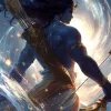 Divine Lord Ram Cosmic Warrior HD Wallpaper