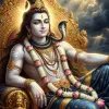 Royal Mahadev Throne HD Spiritual Wallpaper