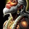 Wise Hanuman Devotion Portrait Wallpaper