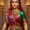 Radha Rani Royal Temple Statue Wallpaper