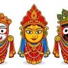Jagannath Balabhadra Subhadra HD Devotional Wallpaper
