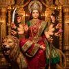Maa Durga Divine Temple HD Wallpaper