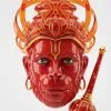 Crimson Hanuman Emblem of Courage and Devotion