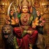 Maa Durga on Lion in Golden Temple Sanctuary