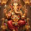 Royal Ganesha Darbar – Lord of Wisdom and Auspicious Beginnings