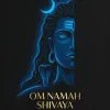 Om Namah Shivaya Neon Wallpaper – Minimalist Lord Shiva Divine Glow