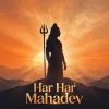Har Har Mahadev Wallpaper – Lord Shiva Sunrise Silhouette Art