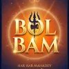 Bol Bam Wallpaper – Har Har Mahadev Trishul and Om Devotional Design