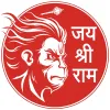 Minimalist Red Bajrangbali Devotional Design