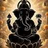 Lord Ganesha Silhouette Wallpaper HD