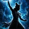 Cosmic Lord Krishna with Sudarshan Chakra