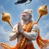 Lord Hanuman Divine Prayer HD 4K Wallpaper – Jai Shri Ram