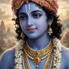 Lord Krishna HD 4K Wallpaper | Divine Shree Krishna Portrait