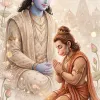 Lord Rama & Hanuman Wallpaper | Divine Bhakti & Devotion