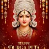 A Glorious Face of Maa Durga for Durga Puja