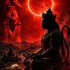 Ram Hanuman Meditation Under the Fiery Eclipse