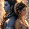 Eternal Shiva and Parvati – Divine Union of Power and Grace