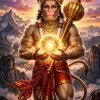 Hanuman Ji Holding the Divine Light of Devotion