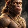 The Golden Gaze of Hanuman – A Powerful Symbol of Devotion and Strength