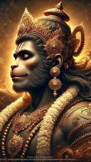 Lord Hanuman Ji PC Wallpaper (4K) – Divine and Powerful Form