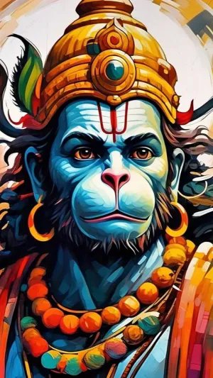 Majestic Lord Hanuman Artwork