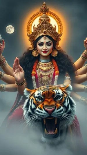 Maa Durga – The Divine Warrior Goddess