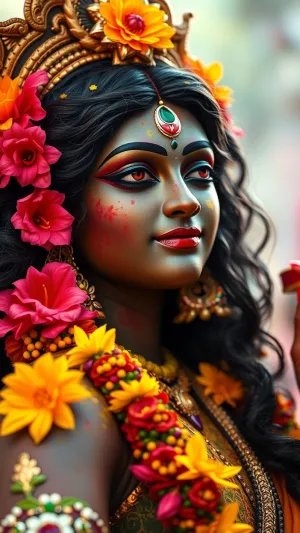 Divine Beauty of Goddess Kali
