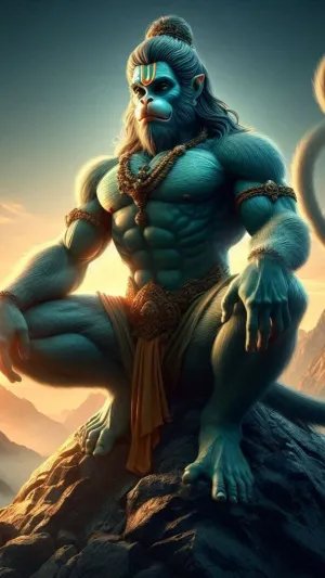 Hanuman Ji – The Protector of Dharma | 4K Wallpaper