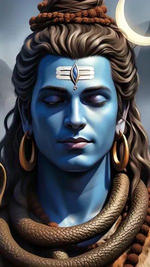 Lord Shiva – The Supreme Yogi in Deep Meditation