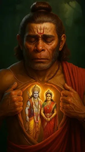 The Heart of Devotion – Ram and Sita Reside Within