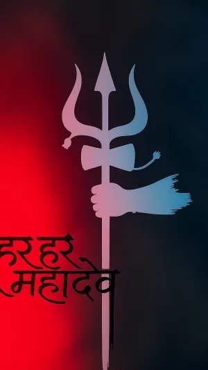 Har Har Mahadev Trishul Wallpaper