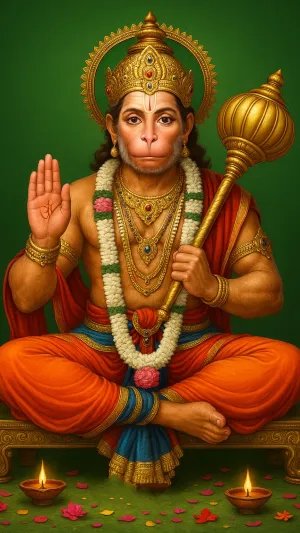 Powerful Hanuman Ji Blessing Wallpaper HD