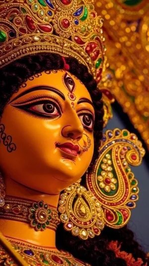 Powerful Maa Durga HD Wallpaper for Mobile & Desktop