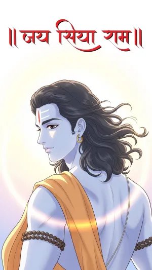 Peaceful Lord Rama with Divine Aura – Jai Siya Ram