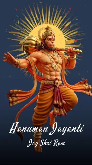 Hanuman Jayanti Powerful 3D Bajrang Bali Wallpaper
