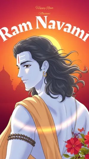 Ram Navami Lord Ram Artistic Sunset HD Wallpaper