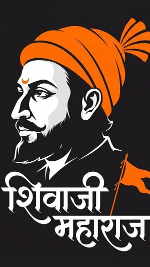 Chhatrapati Shivaji Maharaj Minimal HD Wallpaper