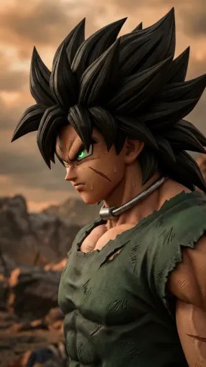 Epic Saiyan Warrior Anime HD Wallpaper