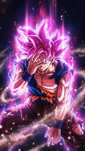 Ultra Instinct Goku Cosmic Aura Wallpaper